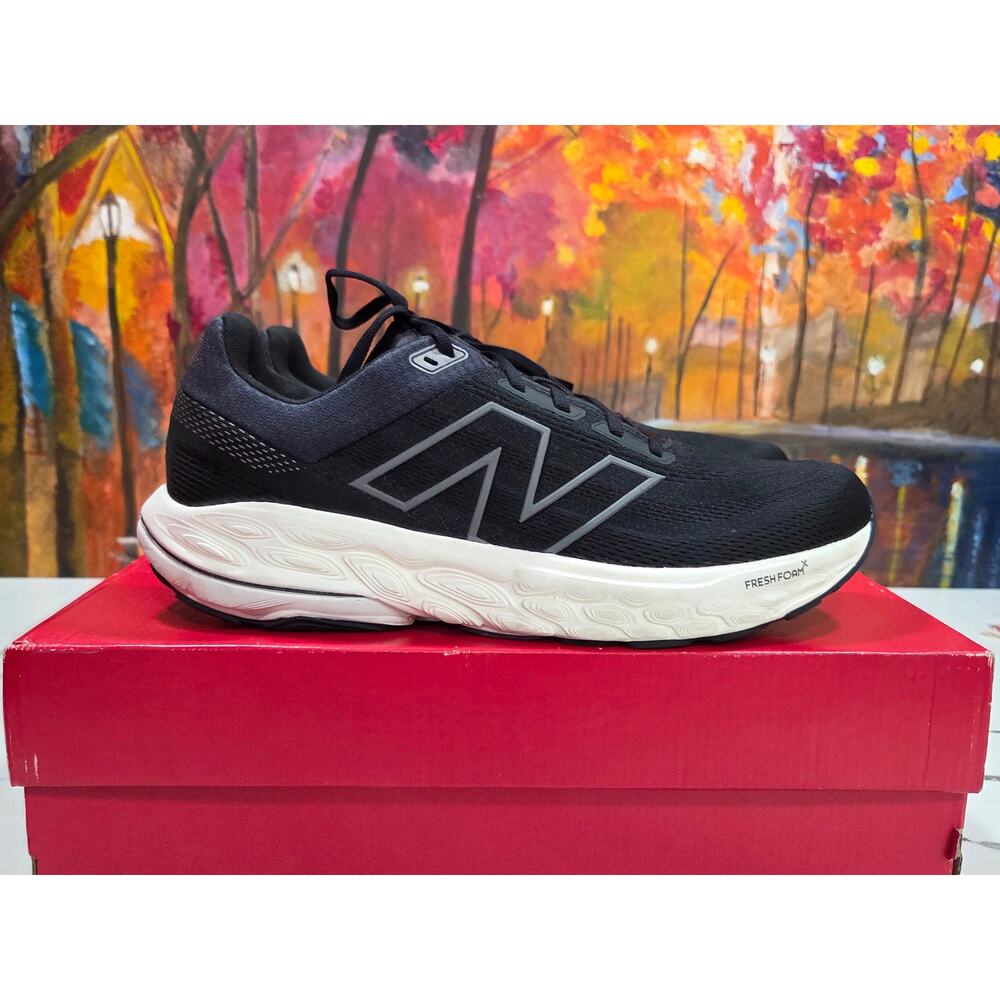 New Balance Fresh Foam X 860 Black White v14 Size 12 Men's M860K14 - Picture 2 of 7